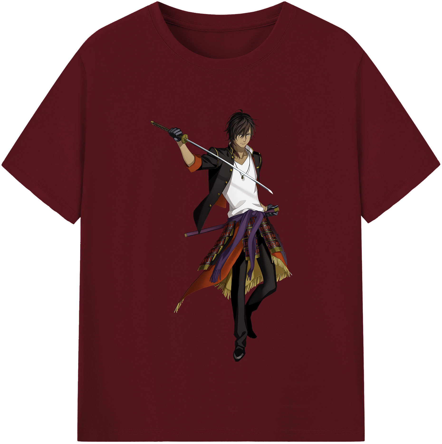 （画像用） 刀剣乱舞 Touken Ranbu 綿100％半袖Tシャツ（フロントプリント）